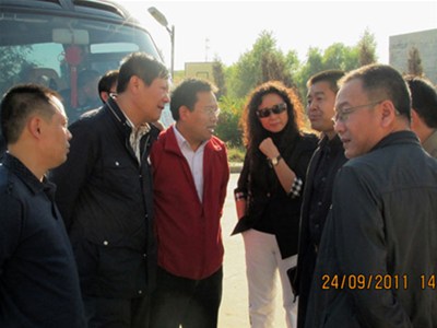 建設部領導視察山東科靈空調集團旗下的佳木斯科靈供熱有限公司